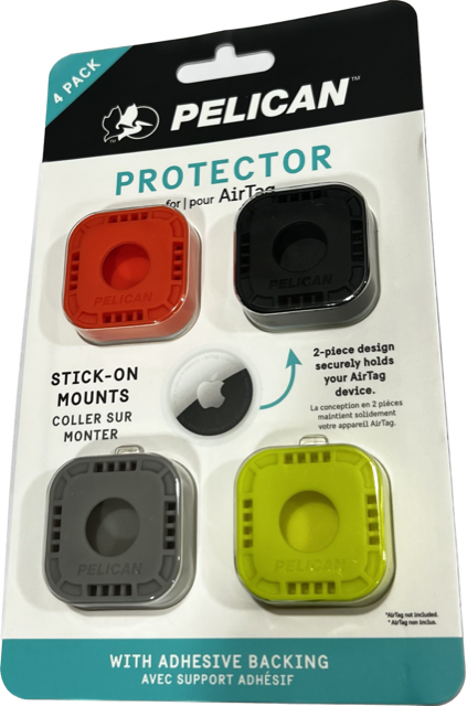 Pelican Protector AirTag Sticker Mount (Black) - AirTag Case