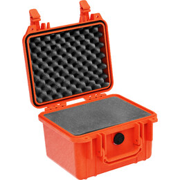 Pelican 1300 with Foam Orange