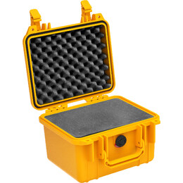 Pelican 1300 with Foam Yellow