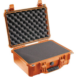 Pelican 1450 with Foam Orange