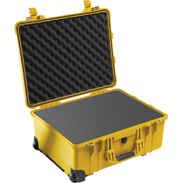 Pelican 1560 Case with Foam Yellow