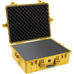 Pelican 1600 with Foam Yellow