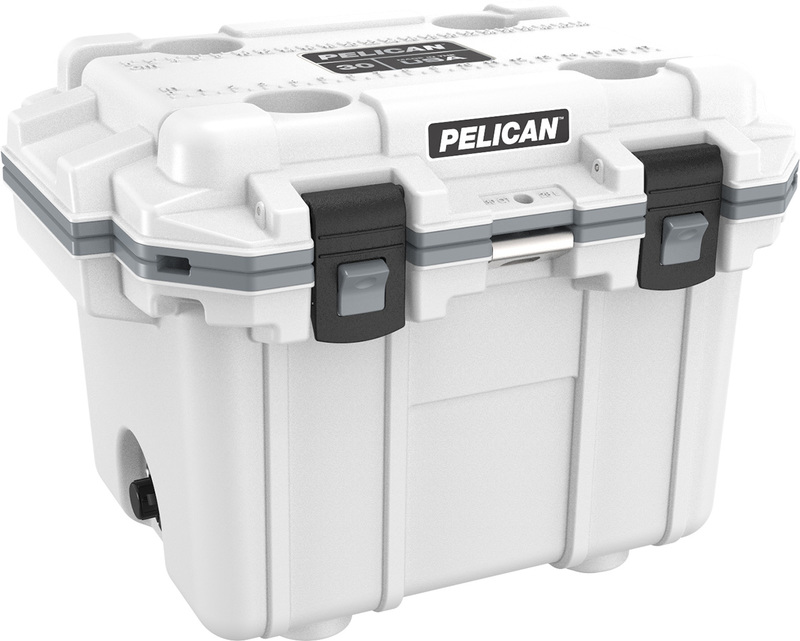Pelican 30QT Elite Cooler - White