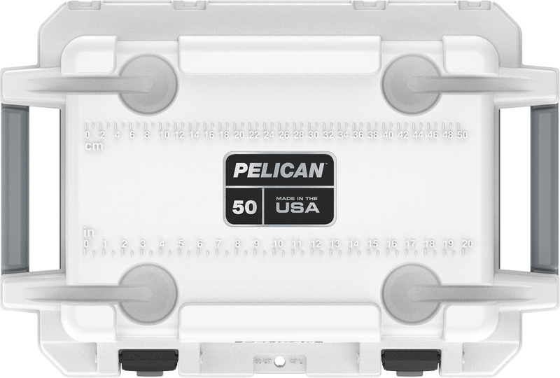 Pelican 50QT Elite Cooler - White