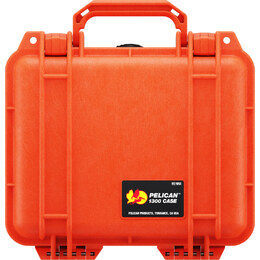 Pelican 1300 with Foam Orange