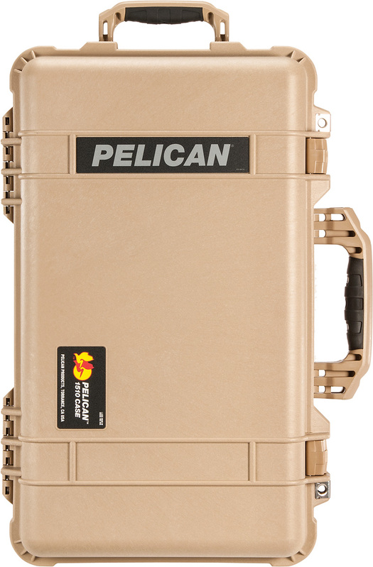 Pelican 1510 with Foam Tan