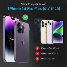 Protector (MagSafe) iPhone 14 Pro MAX Case Black