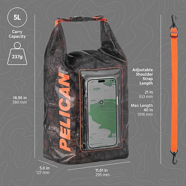 Pelican Marine 5L Phone Dry Bag