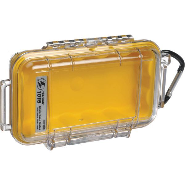 Pelican 1015 Case - Clear / Yellow