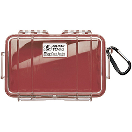 Pelican 1040 Case - Clear / Red