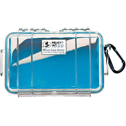 Pelican 1050 Case - Clear / Blue