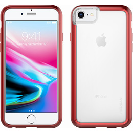 Adventurer Case - Clear / Metallic Red