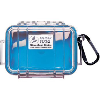 Pelican 1010 Case - Clear / Blue