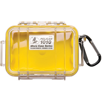Pelican 1010 Case - Clear / Yellow