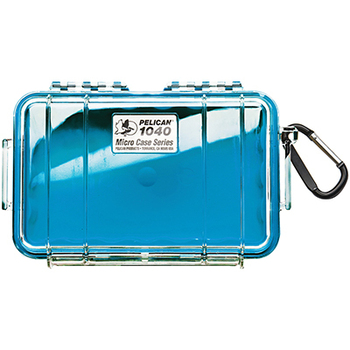 Pelican 1040 Case - Clear / Blue