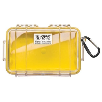 Pelican 1040 Case - Clear / Yellow