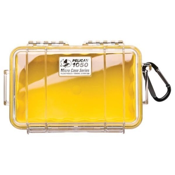 Pelican 1050 Case - Clear / Yellow