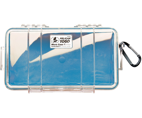 Pelican 1060 Case - Clear / Blue