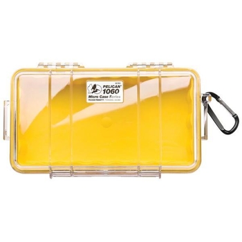 Pelican 1060 Case - Clear / Yellow