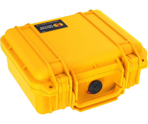 Pelican 1200 No Foam Yellow