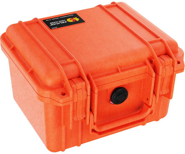 Pelican 1300 with Foam Orange