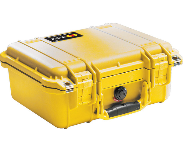 Pelican 1400 No Foam Yellow