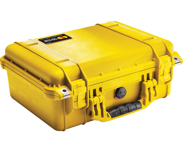 Pelican 1450 No Foam Yellow