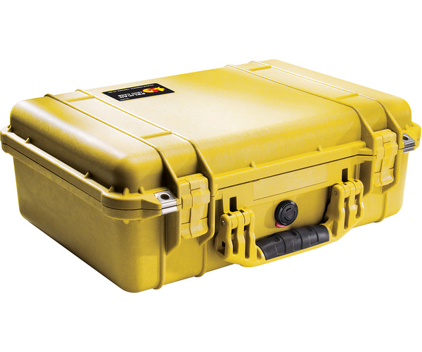 Pelican 1500 No Foam Yellow