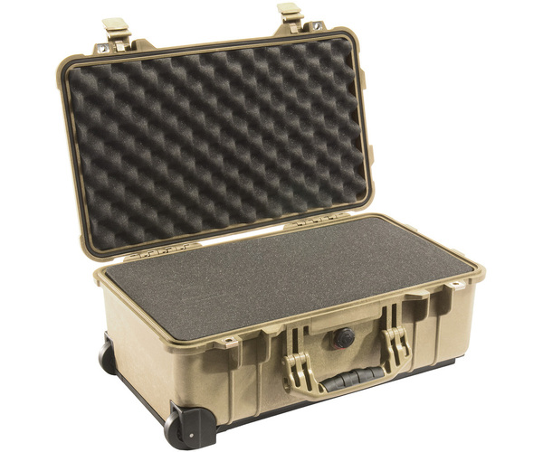 Pelican 1510 with Foam Tan