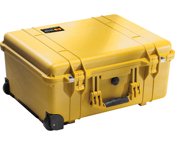Pelican 1560 No Foam Yellow