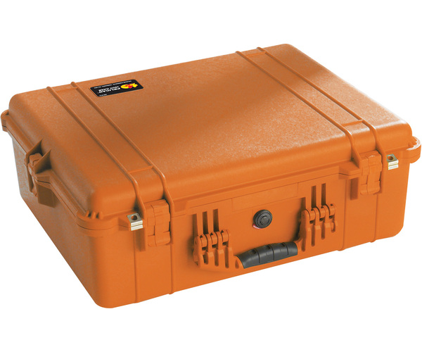 Pelican 1600 with Foam Orange