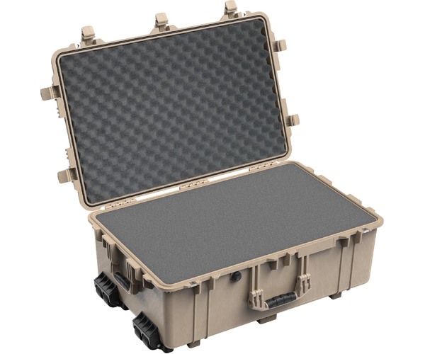 Pelican 1650 with Foam Tan